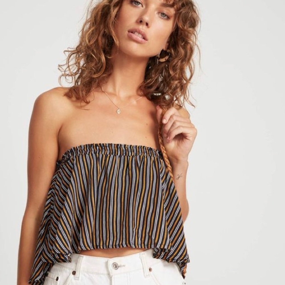 Faithfull The Brand Suns Out Crop Top Glasgow Strp